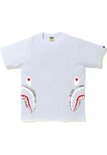 BAPE Digital Camo Side Shark Tee White/Gray