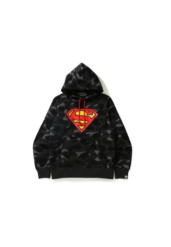 BAPE x DC Superman Camo Pullover Hoodie Black