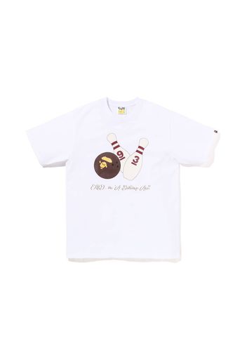 BAPE x END. Bowling #1 Tee White