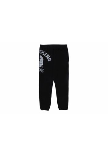 BAPE Big College Sweat Pants Black