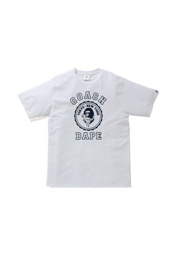 BAPE x Coach College Tee White