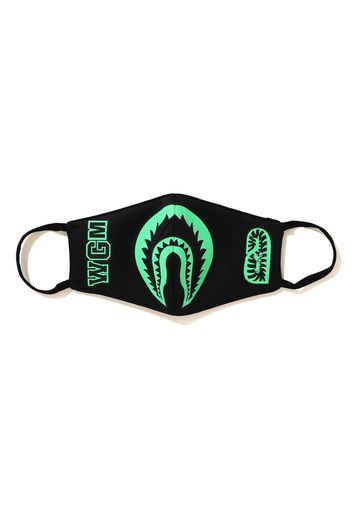 BAPE Glow In The Dark Shark Mask Black