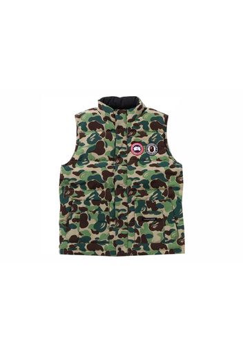 BAPE x Canada Goose Freestyle Vest Green