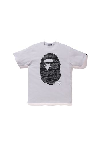 BAPE x Undefeated Apehead Tee White