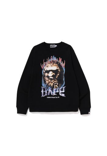 BAPE Ape Head Graphic Crewneck Black