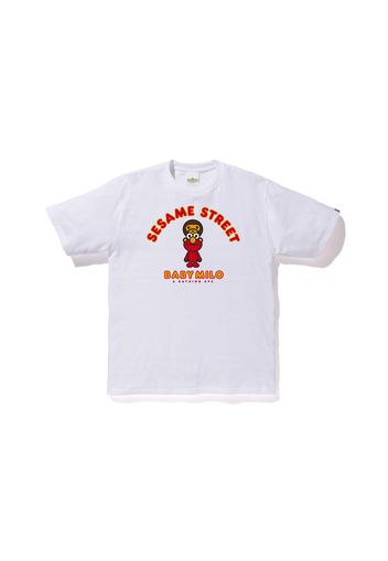 BAPE x Sesame Street Milo & Elmo Tee White