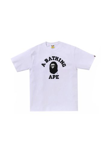 BAPE x God Selection XXX College Tee White