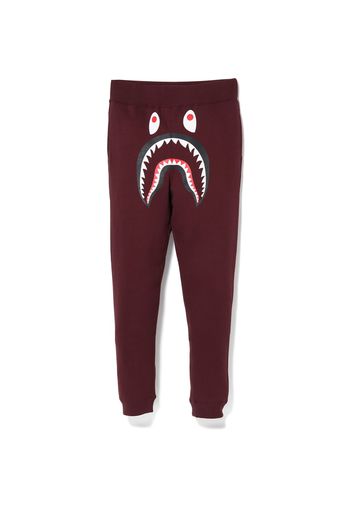 BAPE Shark Slim Sweat Pants Burgundy/Green