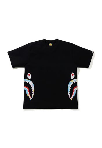 BAPE New Multi Camo Side Shark Relaxed Tee Black