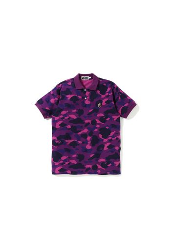 BAPE Color Camo One Point Polo Purple