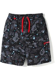 BAPE Space Camo Beach Shorts Black