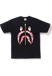 BAPE ABC Gold Zip Shark Tee Black/Pink