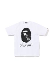 BAPE x OVO Ape Head Tee White Black