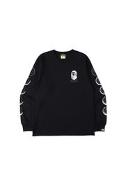 BAPE Ape Head Moon L/S Tee Black