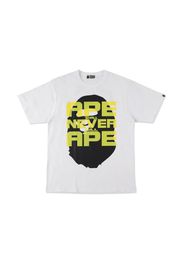 BAPE Ape Head Multi Print Tee White