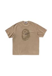 BAPE WGM Garment Dyed Relaxed Fit Tee Brown