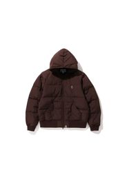 BAPE One Point Hoodie Down Jacket (FW22) Brown