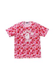 BAPE ABC Camo College Tee Pink