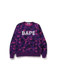 BAPE Color Camo Crystal Stone Relaxed Fit Crewneck Sweatshirt (SS22) Purple