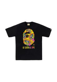 BAPE Marbling By Bathing Ape Tee Black