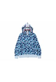 BAPE ABC Camo Double Shark Full Zip Hoodie (FW23) Blue