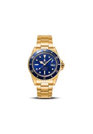 BAPE A Bathing Ape Type 1 Bapex Watch Gold Blue