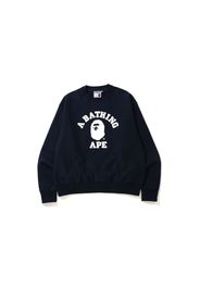 BAPE Relaxed Classic College Crewneck Navy