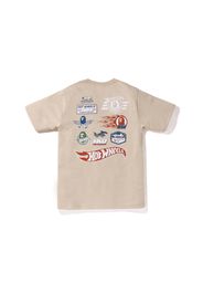 BAPE x Hot Wheels Icon Tee Beige