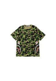 BAPE ABC Camo Side Shark Tee Green