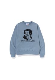 BAPE Classic Bathing Ape Beethoven Relaxed Fit Crewneck (SS23) Sax