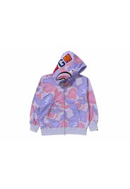 BAPE Liquid Camo Shark Relaxed Fit Full Zip Hoodie Purple