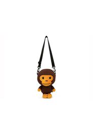 Bape Baby Milo Plush Cross Bag Brown