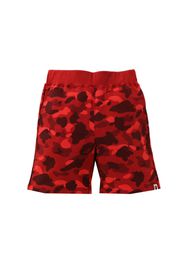 BAPE Color Camo Sweat Shorts (SS21) Red