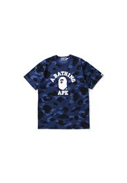 BAPE Color Camo College Tee Navy