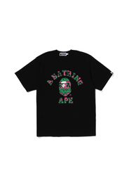 BAPE Graffiti Pattern College Tee Black