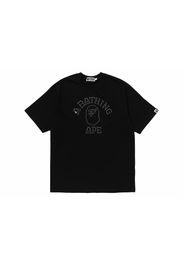 BAPE Rhinestone College Relaxed Fit Tee Black