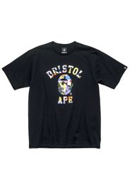 BAPE x F.C.R.B. Multi Camo College Tee Black