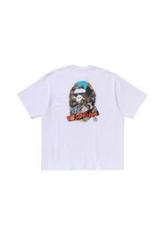 BAPE Comic Art Ape Head Relaxed Fit Tee White