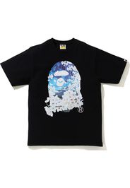 BAPE Sakura Photo Ape Head Tee (SS21) Black