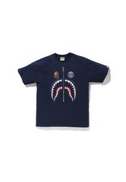 BAPE x PSG Shark Tee Navy