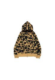 BAPE 1st Camo One Point Full Zip Hoodie Yellow