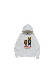 BAPE x Pusha T Baby Milo Pullover Hoodie White