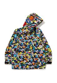 BAPE Multi Camo Shark Snowboard Jacket Black