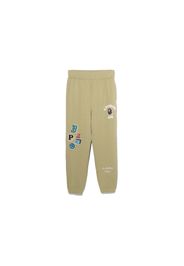 BAPE Multi Fonts Sweatpants Beige