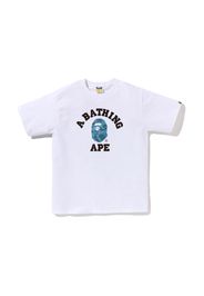 BAPE Honeycomb Camo College Tee White/Blue