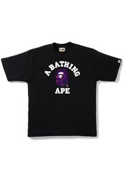 BAPE Color Camo College Tee Black/Purple