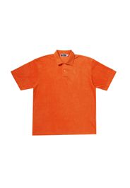 BAPE Ape Head Towelling Relaxed Fit Polo Orange