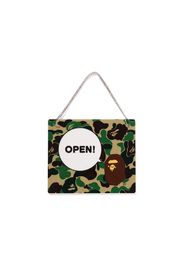 BAPE ABC Camo Open/Closed Signboard Multicolor