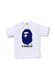 BAPE Logo Monogram By Bathing Ape Tee White Navy