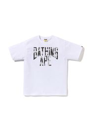 BAPE Heather Gray Camo Bathing Ape Tee White